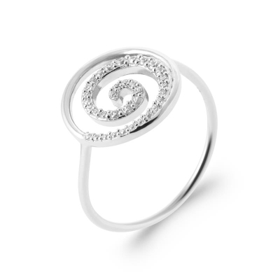 BAGUE ARGENT 925 RHODIE OZ