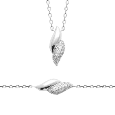 COLLIER ARGENT 925 RHODIE OZ