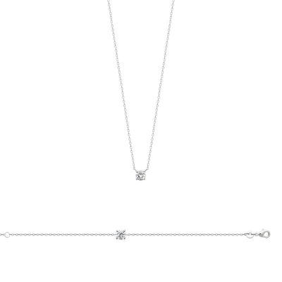 COLLIER ARGENT 925 RHODIE OZ