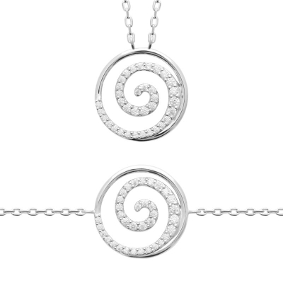 COLLIER ARGENT 925 RHODIE OZ