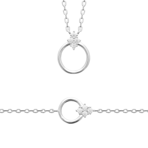 COLLIER ARGENT 925 RHODIE OZ