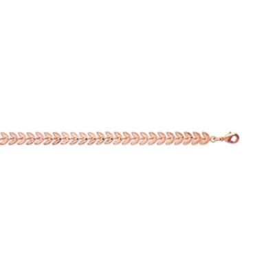 BRACELET PL-OR 750 3MIC ROSE