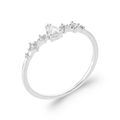 BAGUE ARGENT 925 RHODIE OZ