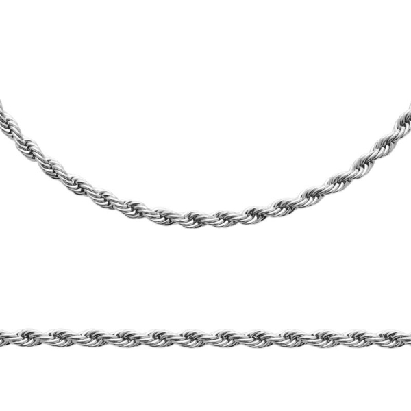 BRACELET ACIER PVD COULEUR ARGENT