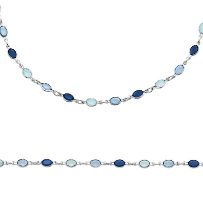 BRACELET ARGENT 925 RHODIE CRISTAL