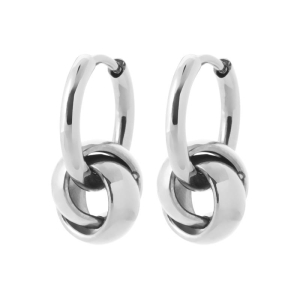 CREOLE ACIER PVD COULEUR ARGENT